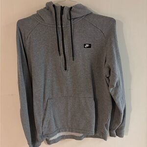 Nike Men's Heather Gray Pullover Hoodie